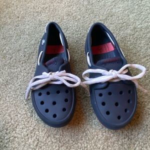 Croc loafers
